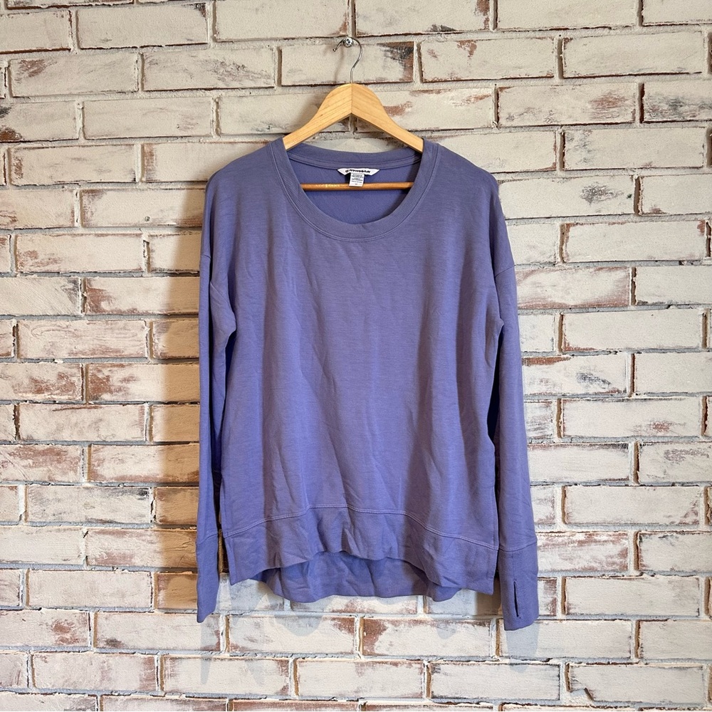 Athelta coaster luxe sweatshirt purple oversized